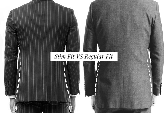 slim fit and regular fit